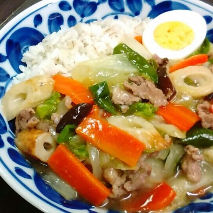 あるだけ具材と調味料で簡単～ナ！中華丼★